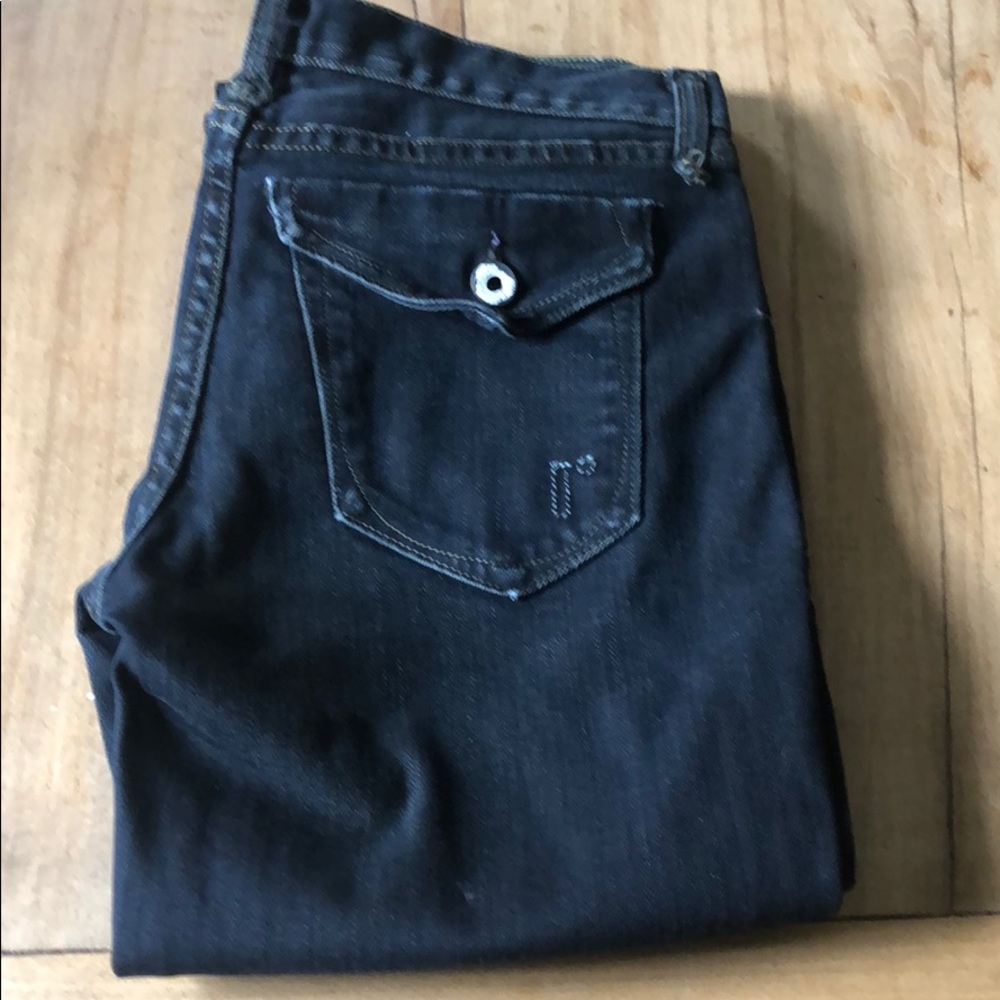 Rogan skinny black jeans